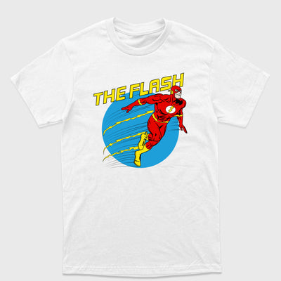 Camiseta Básica The Flash Lightning Branco