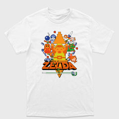 Camiseta Básica The Legend of Zelda Pixel Art