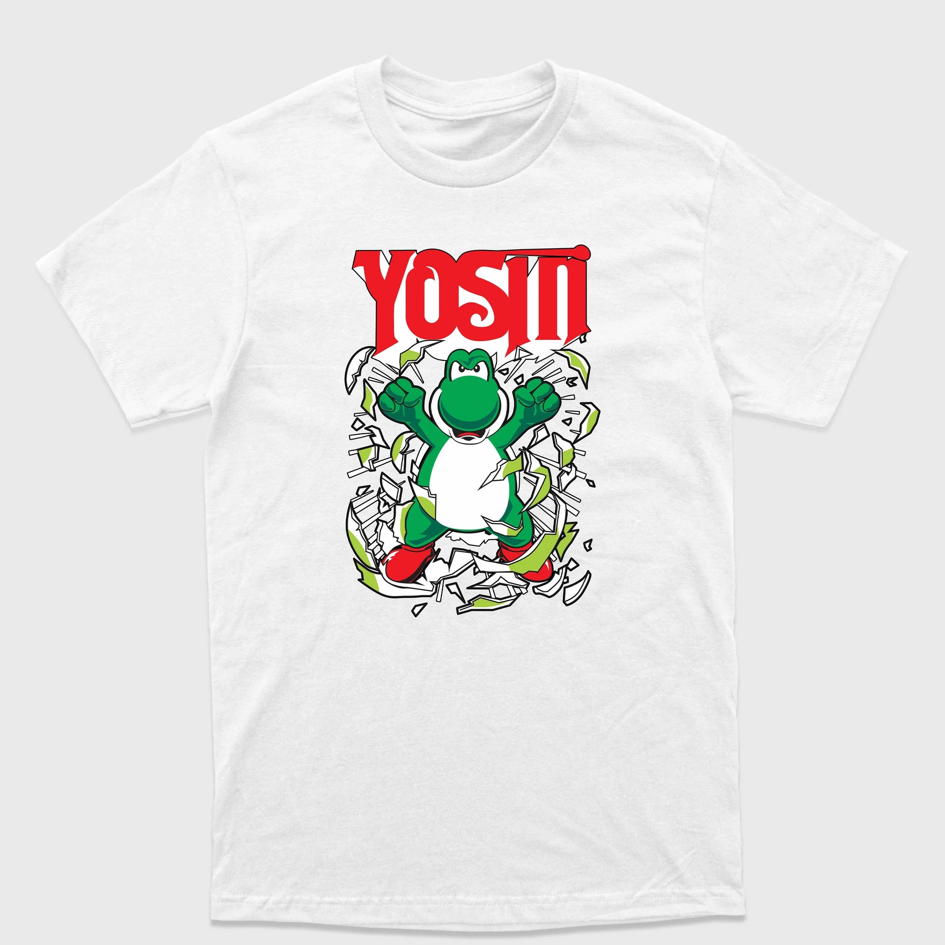 Camiseta Básica Yoshi Mario World Game
