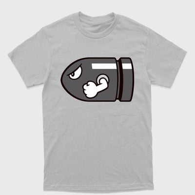 Camiseta Básica Bala Canhão Mario Kart
