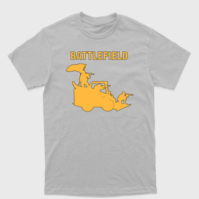 Camiseta Básica Battlefield War Car