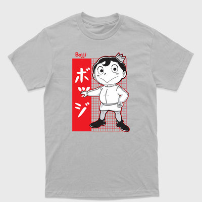 Camiseta Básica Bojji Ranking of Kings - cinza