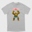 Camiseta Básica Coisa Quarteto Fantástico Cinza 