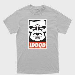 Camiseta Básica Doom Iddqd Face