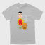Camiseta Básica Fantastic Four Faces Cinza