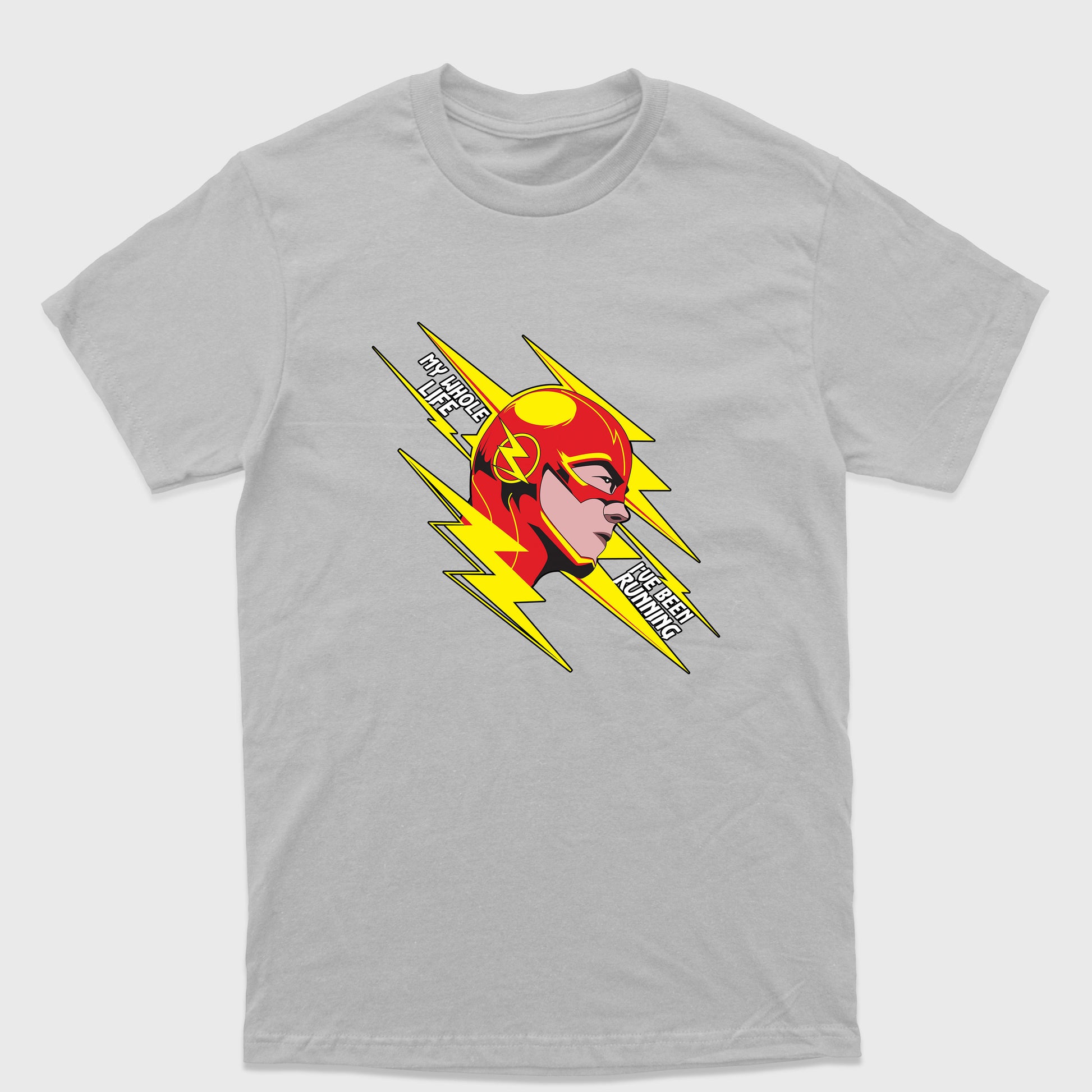 Camiseta Básica Flash My Whole Life Cinza 