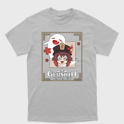 Camiseta Básica Genshin Impact Hu Tao Funny