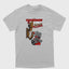 Camiseta Básica Groot e Rocket Guardiões da Galáxia Cinza