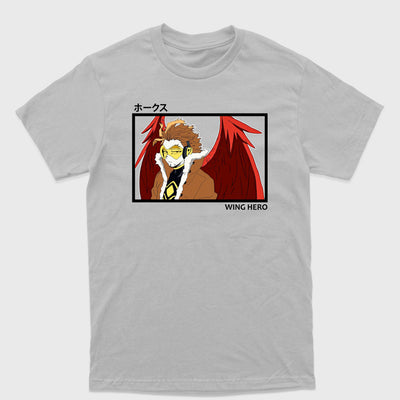 Camiseta Básica Hawks Herói 2 My Hero Academyv