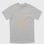 Camiseta Básica Loki Helmet Cinza 