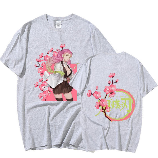 Camiseta Básica Mitsuri Cute Do Anime Demon Slayer