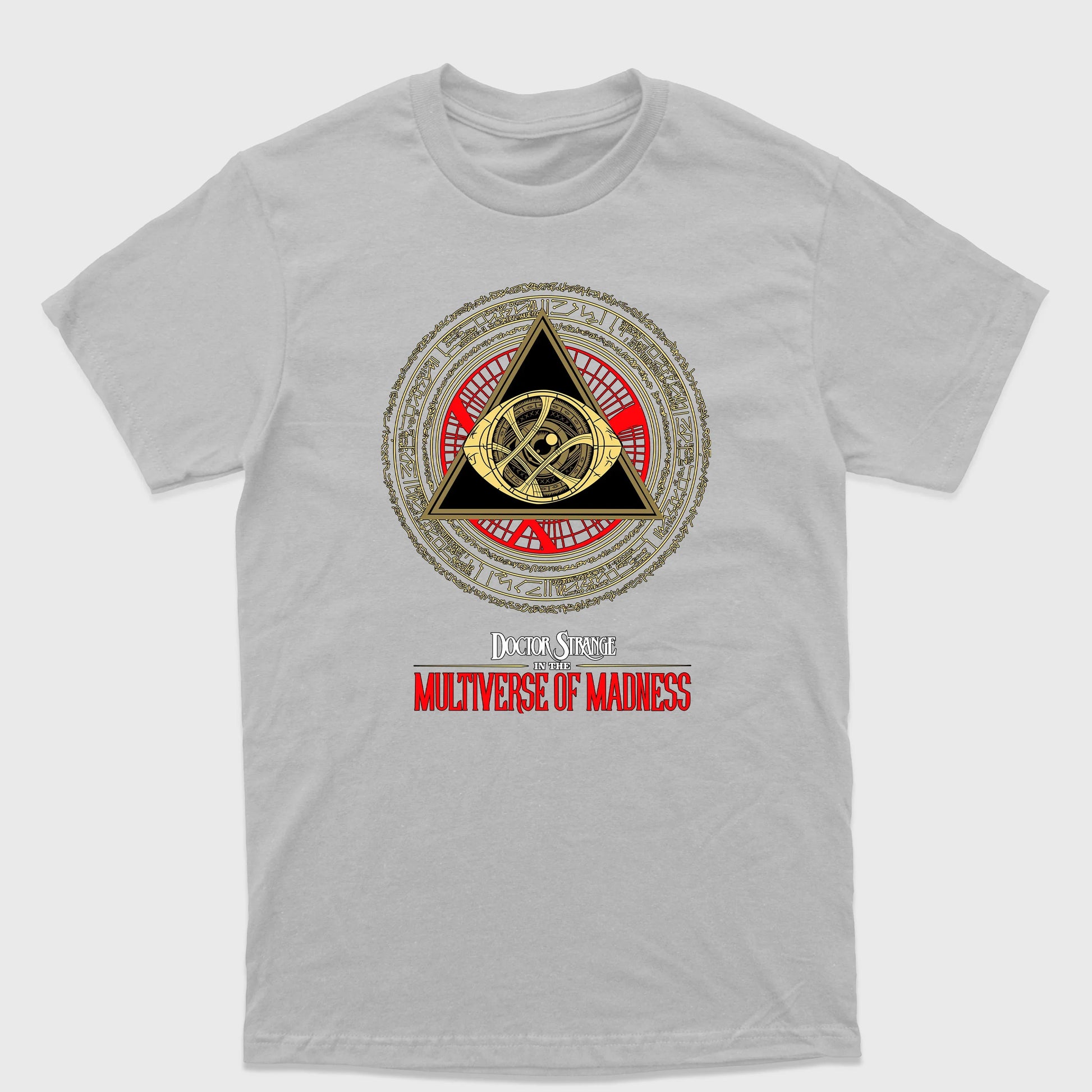 Camiseta Básica Olho de Agamoto Dr. Strange Cinza
