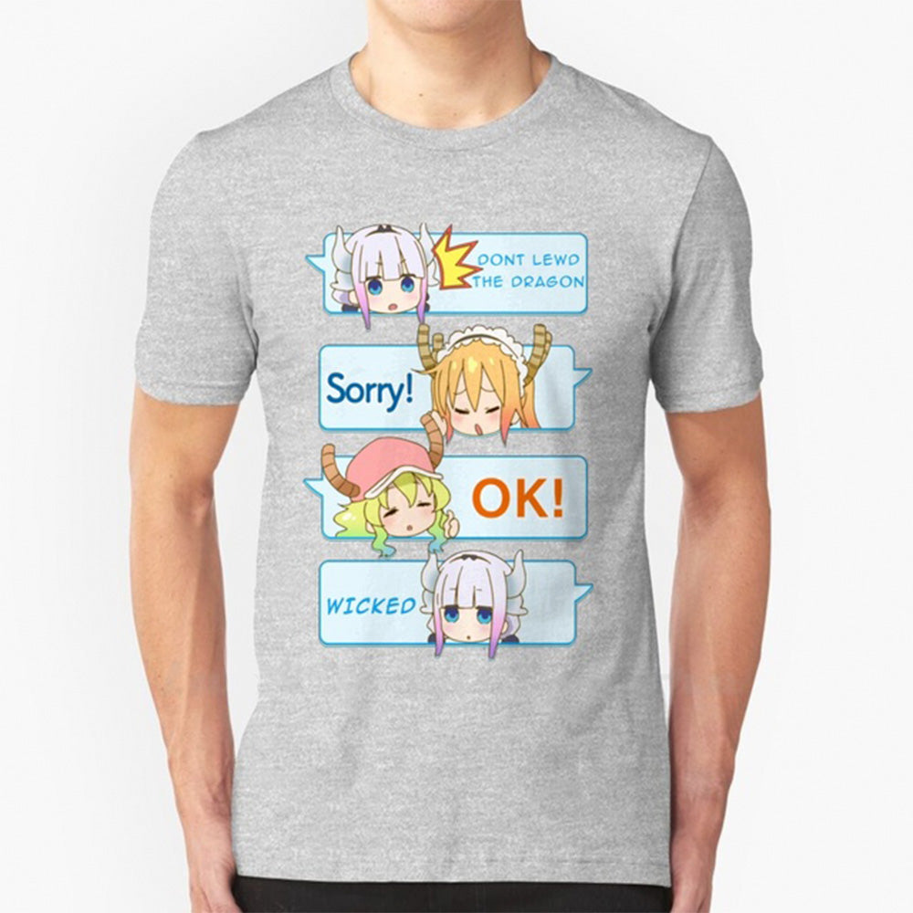 Camiseta Básica Personagens Kobayashi San Maid Dragon