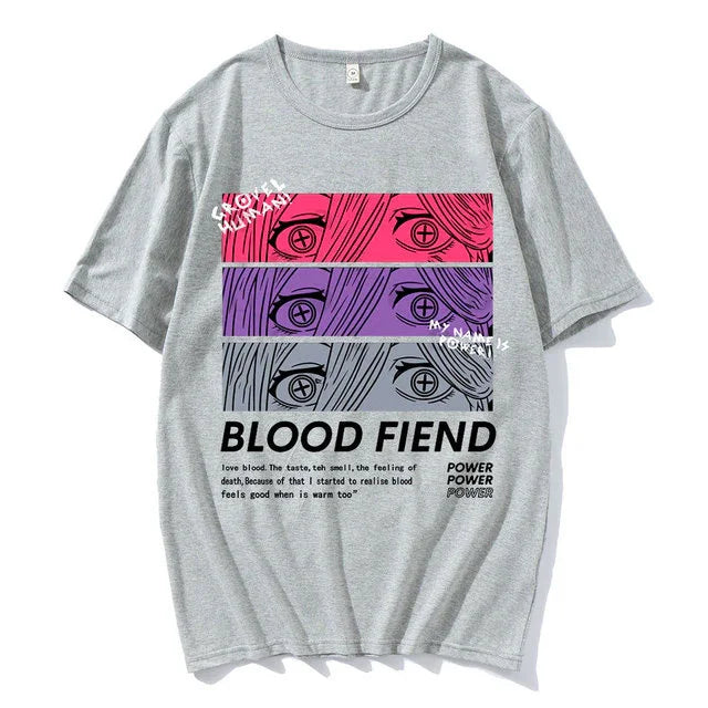 Camiseta Básica Power Blood Fiend Chainsaw Man