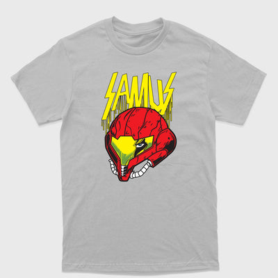 Camiseta Básica Samus Metroid Game