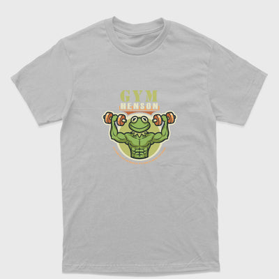 Camiseta Básica Sapo Musculoso Gym Henson Frog