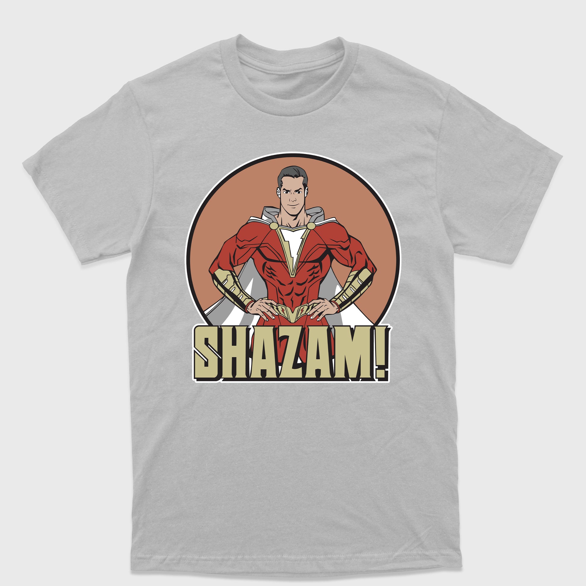 Camiseta Básica Shazam! DC Comics Cinza 