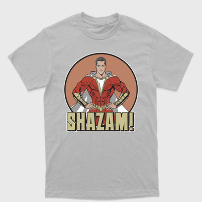 Camiseta Básica Shazam! DC Comics Cinza 