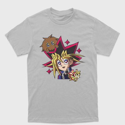 Camiseta Básica Yugi e Kuriboh Yu-Gi-Oh