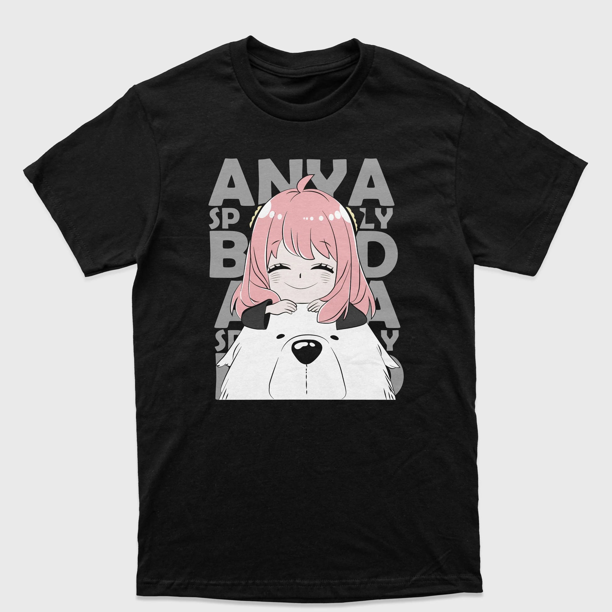 Camiseta Básica Happy Anya and Bond Spy x Family