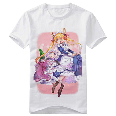 Camiseta Básica Kanna e Tohru Kobayashi San
