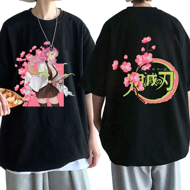 Camiseta Básica Mitsuri Cute Do Anime Demon Slayer