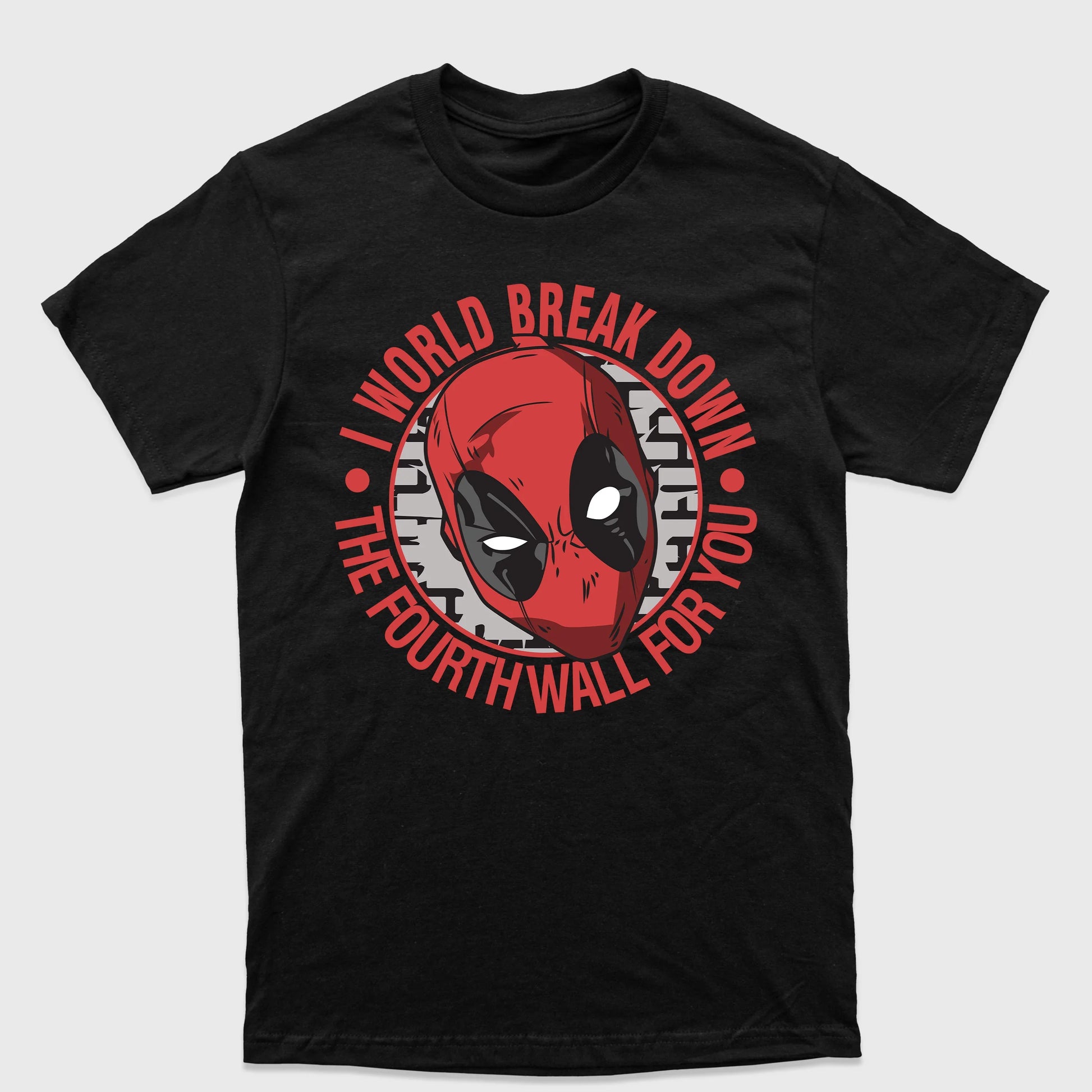 Camiseta Básica Deadpool I World Break Down Preto