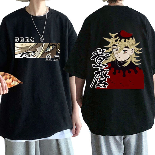 Camiseta Básica Doma Lua Superior Kimetsu no Yaiba