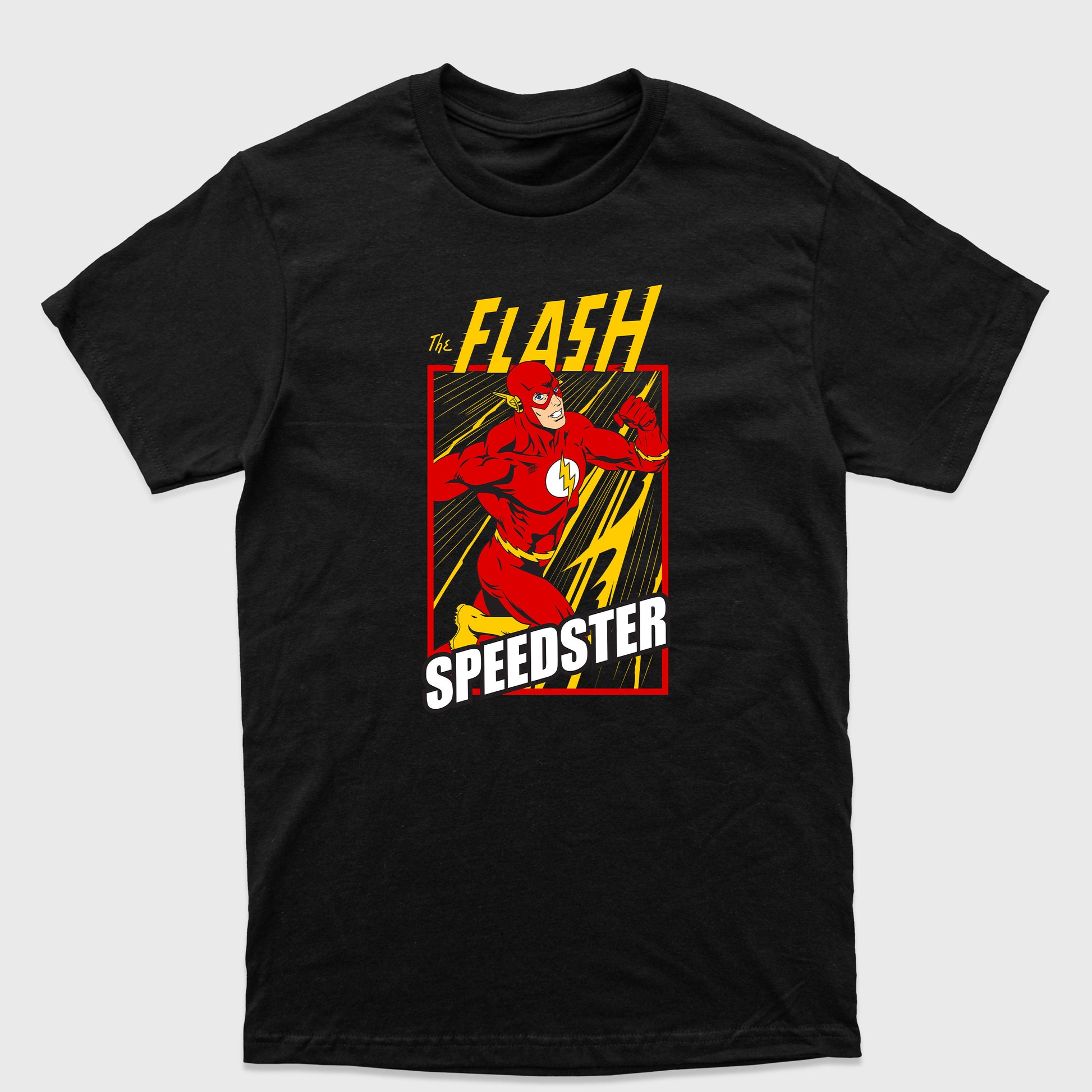 Camiseta Básica Flash Speedster Preto