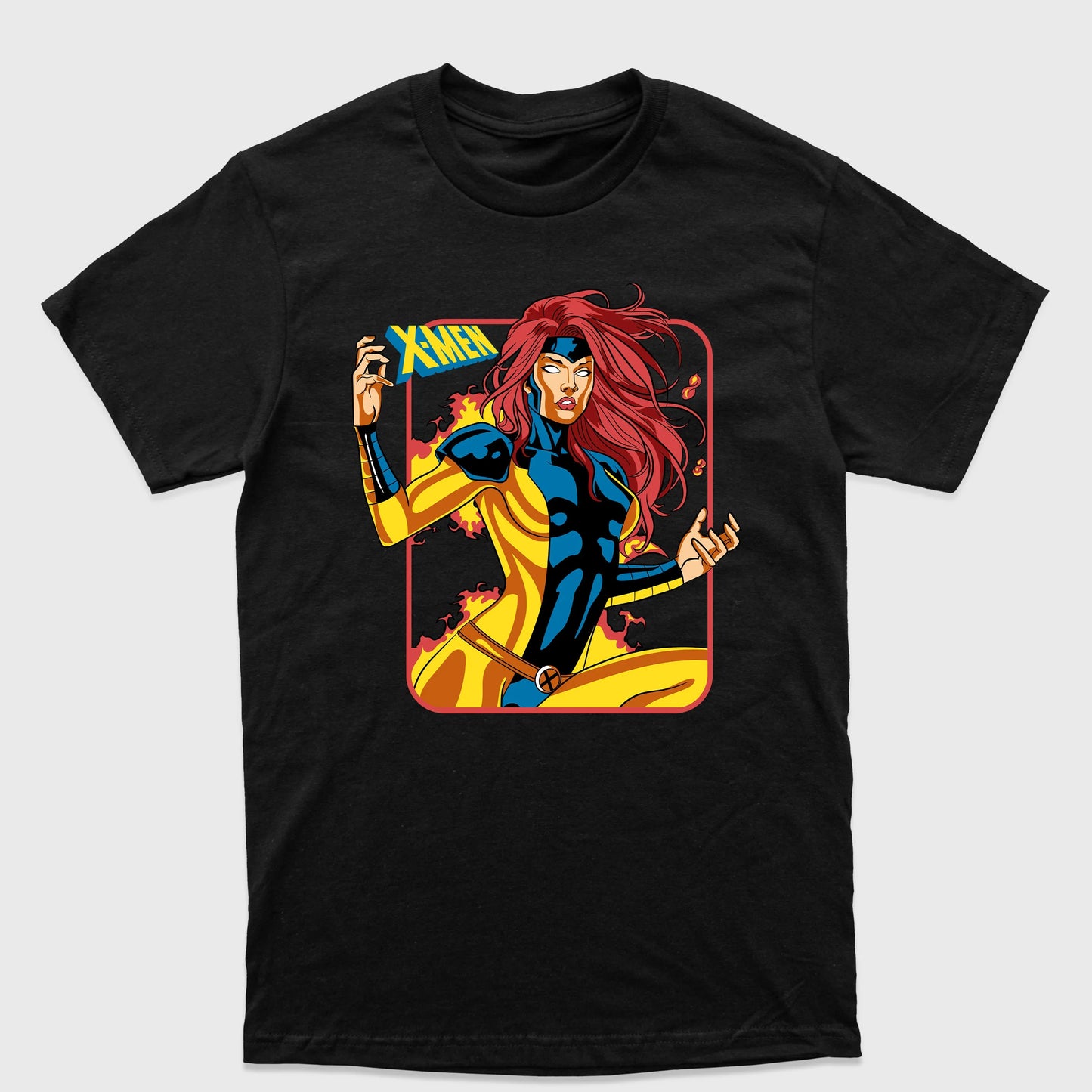 Camiseta Básica Jean Grey X-Men Preto