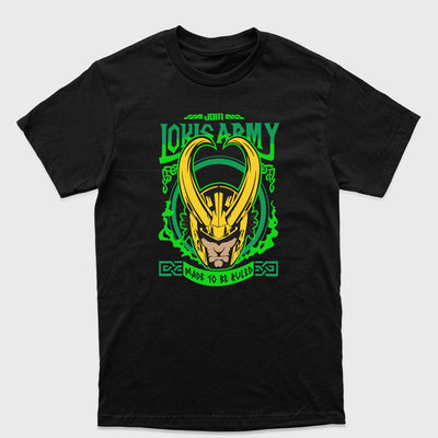 Camiseta Básica Join Lokis Army Preto