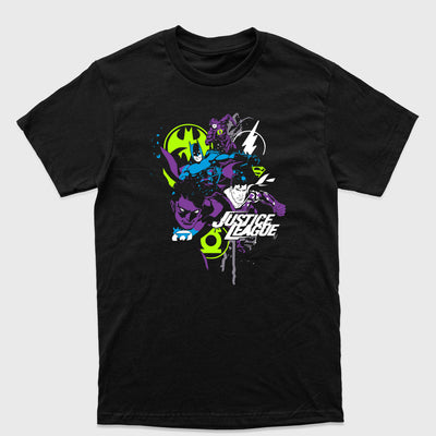 Camiseta Básica Justice League Preto