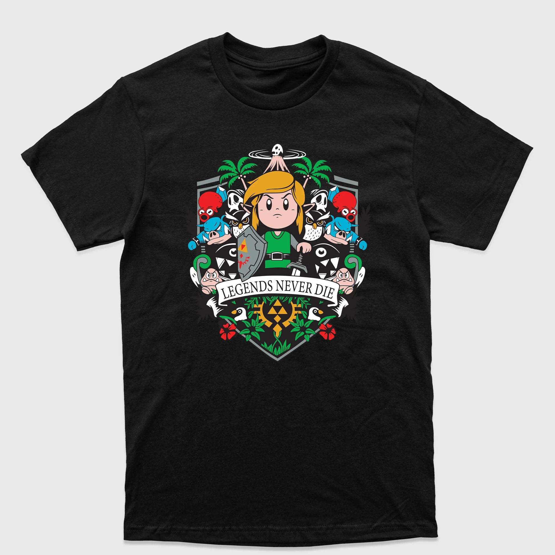 Camiseta Básica Legends Never Die Link Zeldav