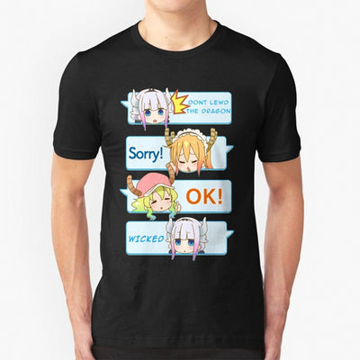 Camiseta Básica Personagens Kobayashi San Maid Dragon