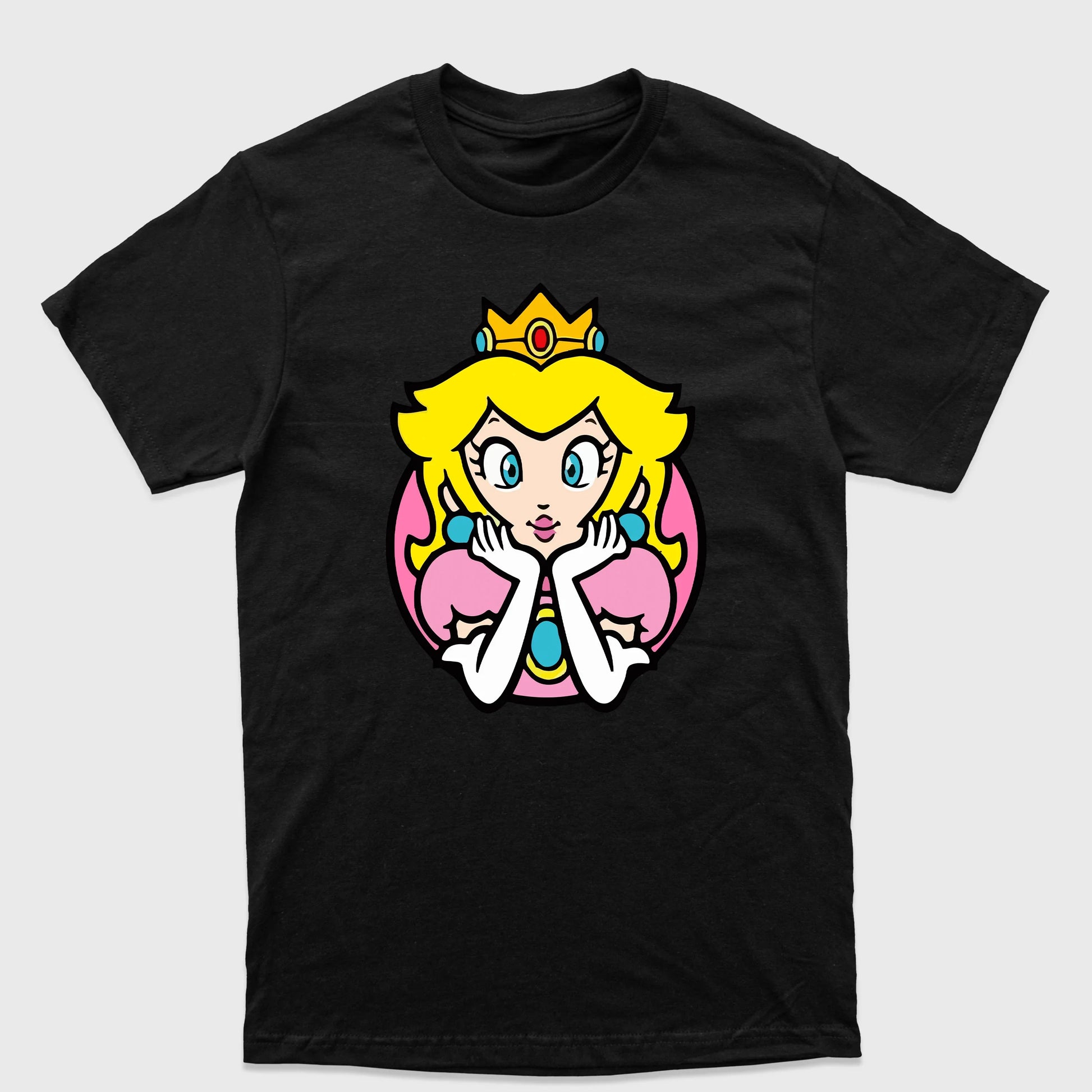 Camiseta Básica Retrato Peach Pose