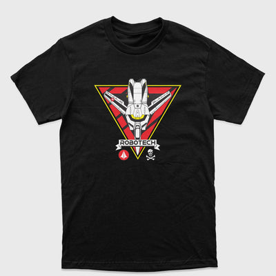 Camiseta Básica Robotech Anime Preto