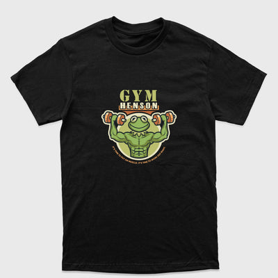 Camiseta Básica Sapo Musculoso Gym Henson Frog