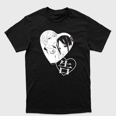 Camiseta Básica Shinomiya e Shirogane Kaguya Sama