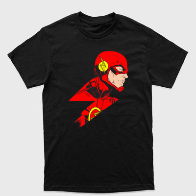 Camiseta Básica Silhueta Flash Preto