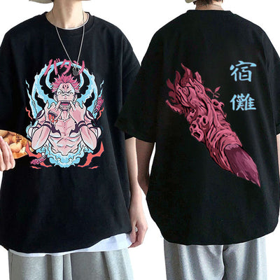 Camiseta Básica Sukuna Finger Jujutsu Kaisen