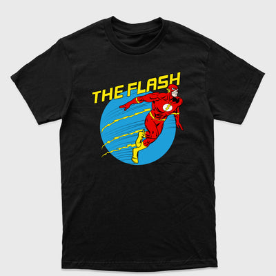 Camiseta Básica The Flash Lightning Preto