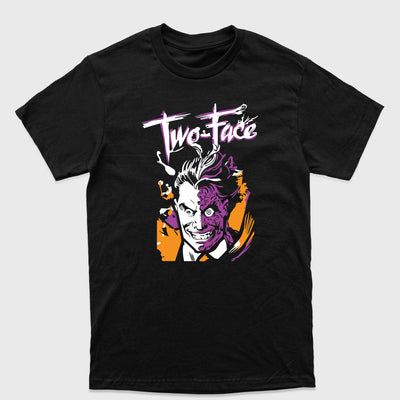 Camiseta Básica Two Face DC Comics Preto