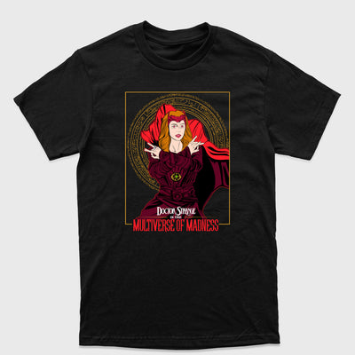 Camiseta Básica Wanda Dr. Estranho Olho de Agamoto Preto