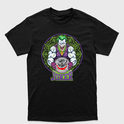 Camiseta Básica Why so Serious Joker Gym