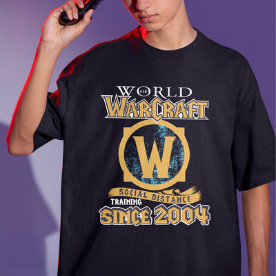 Camiseta Básica World of Warcraft Social Distance