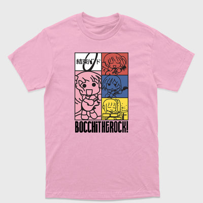 Camiseta Básica Kessoku Band Chibi Bocchi the Rock