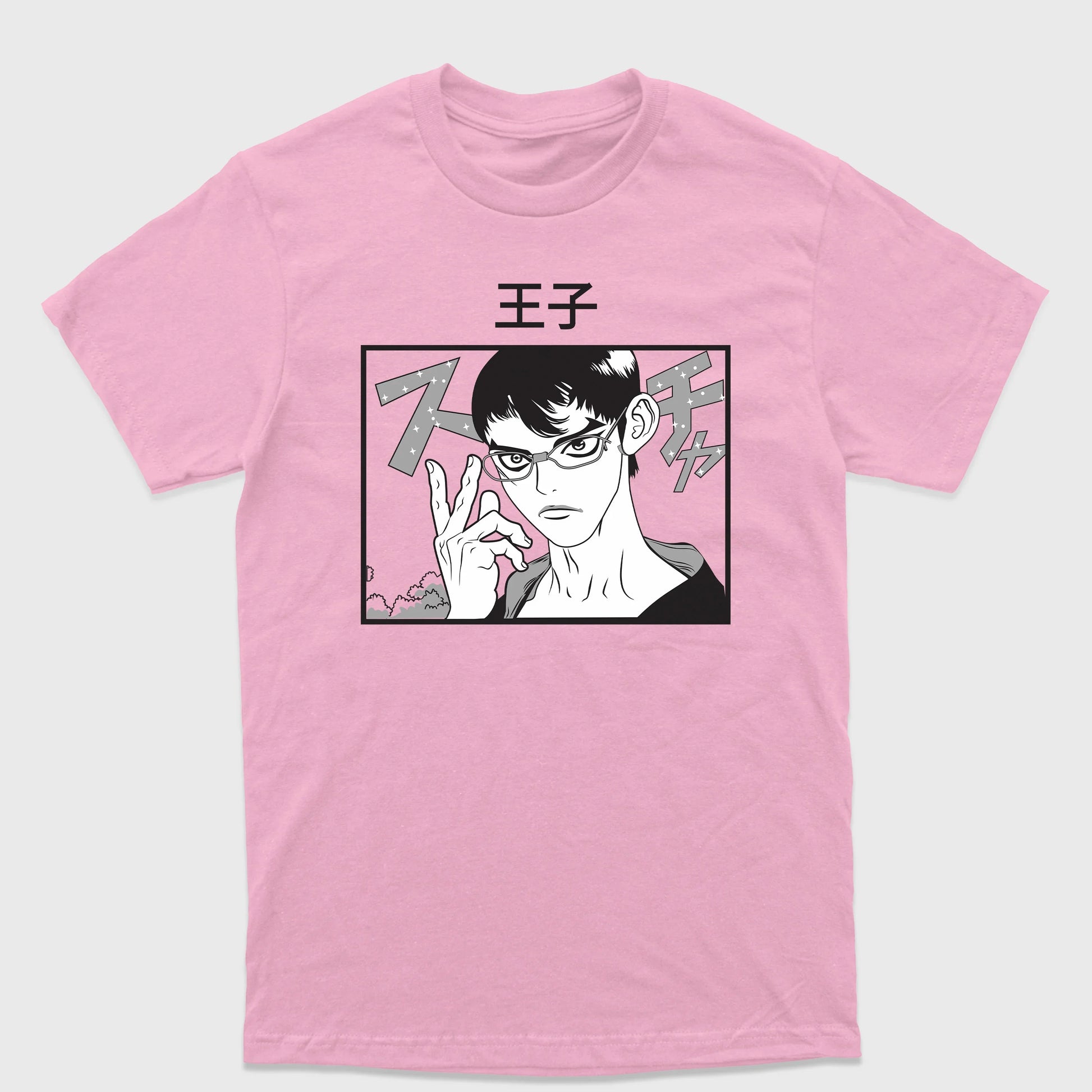 Camiseta Básica Kinro Dr. Stone Rosa Bebê 