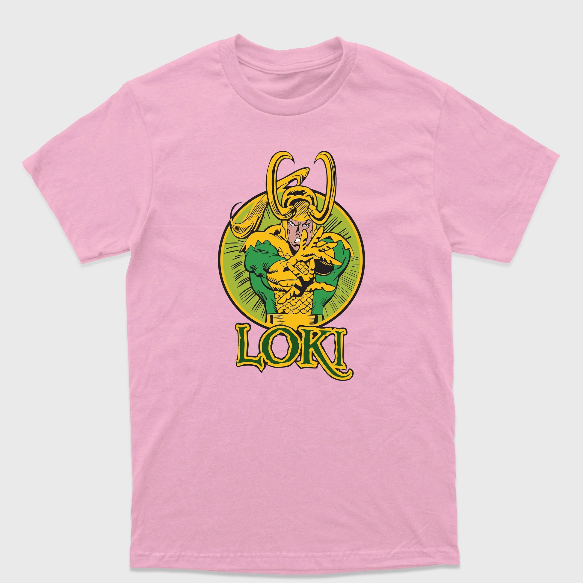 Camiseta Básica Loki Armor Rosa Bebê 