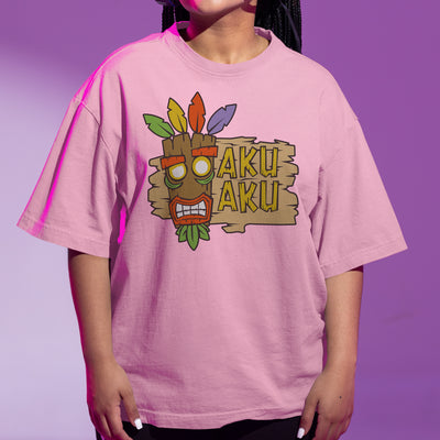 Camiseta Básica Máscara Aku Aku Crash