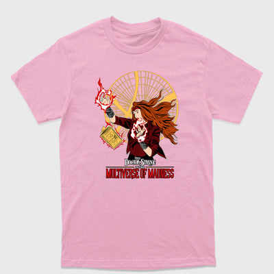 Camiseta Básica Wanda Livro Cagliostro Dr. Estranho Rosa Bebê 